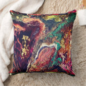 Coussin fleurs magiques Abstraites or rose (Couverture)