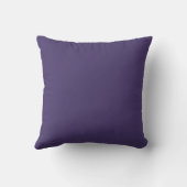 Coussin Fleurs Mauve & Crème à l'aquarelle Photo de bébé (Verso)