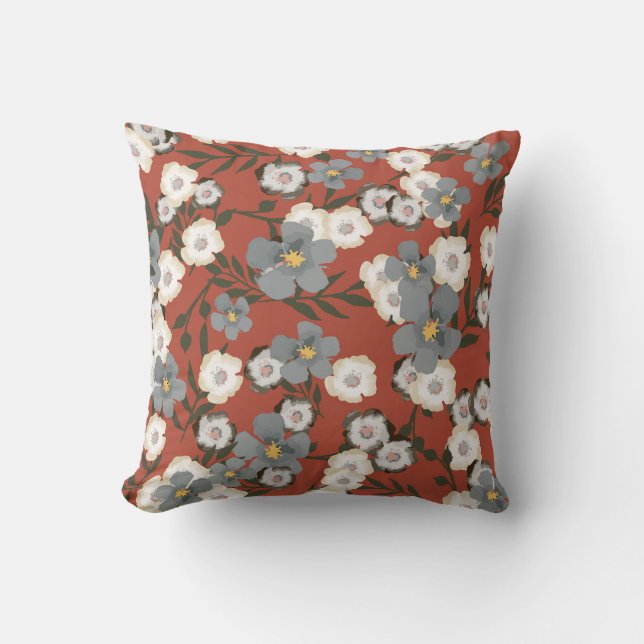 Coussin Fleurs minuscules : Aquarelle Style Simples (Recto)