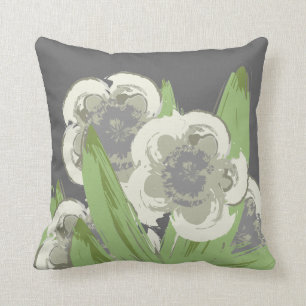 Coussin Fleurs Modernes D'art