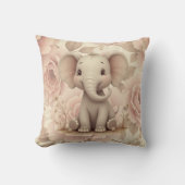 Coussin Fleurs pastel clair (Recto)