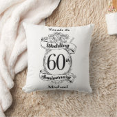 Coussin Fleurs pour les 60 ans de mariage de diamant (Couverture)