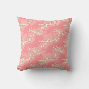 Coussin Fleurs printanières de Lily-de-la-vallée roses