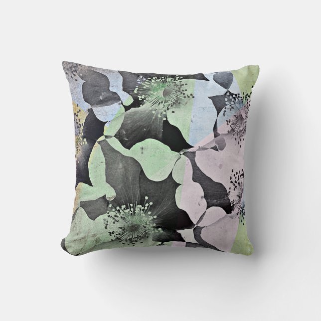 Coussin Fleurs romantiques (Recto)