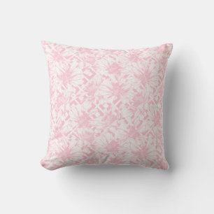 Coussin Fleurs roses et blanches Floral Shabby Chic