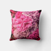 Coussin Fleurs roses et violettes (Verso)
