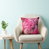 Coussin Fleurs roses et violettes (Chaise)