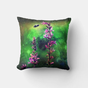 Coussin Fleurs roses N Bee Contre le Monde Jailler Oreille