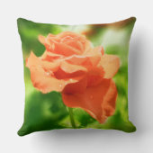 Coussin Fleurs Roses romantiques #2 (Verso)