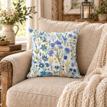 Fleurs sauvages bleues rustiques françaises de jar
