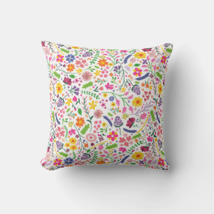Coussin Fleurs sauvages Color Pop