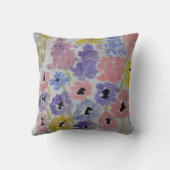 Coussin Fleurs sauvages d'été (Verso)