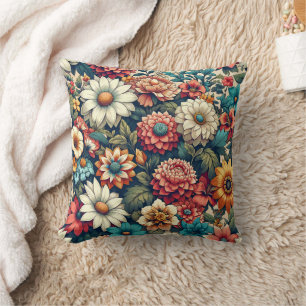 Coussin Fleurs sauvages florissants