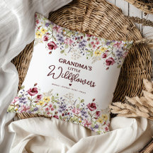 Fleurs Sauvages Personnalisées de Mamie