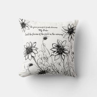 Coussin Fleurs sauvages pour des rêves frais paisibles