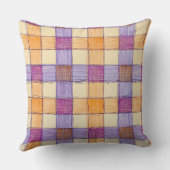 Coussin Fleurs, souris et escargot et plaid retour (Verso)