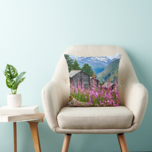 Coussin Fleurs Summer Matterhorn Suisse
