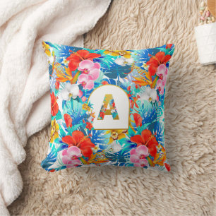 Coussin Fleurs tropicales Cadeaux de la fête nuptiale Mama