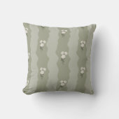 Coussin Fleurs Vert Tendre (Recto)