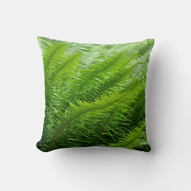 Coussin Fleurs vertes (Recto)