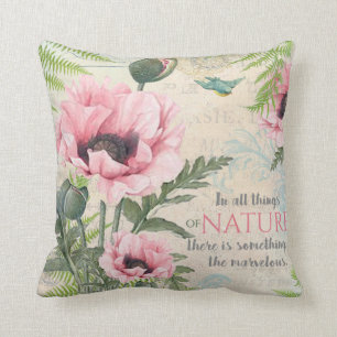Coussin Fleurs vintages