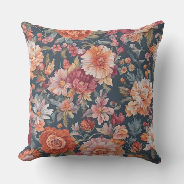 Coussin Fleurs Vintages Extraordinaires (Recto)