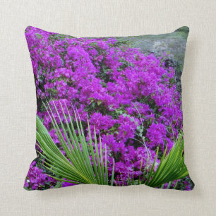 Coussin Fleurs violettes