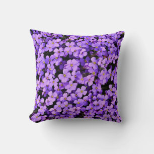 Coussin Fleurs violettes 