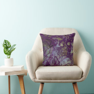 Coussin Fleurs violettes