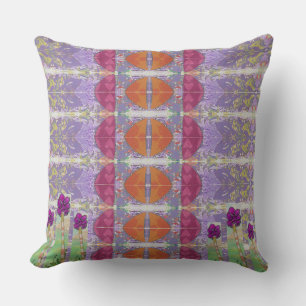 Coussin Fleurs Violettes