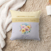 Coussin fleurs violettes pour 50 ans d'or (Couverture)