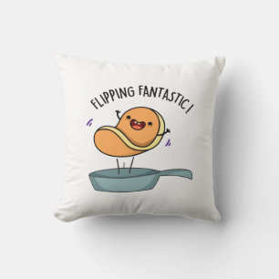 Coussin Fliastic Funny Pancake Pun