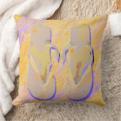 Coussin Flip Flops Orange Purple Grande Taille (Couverture)