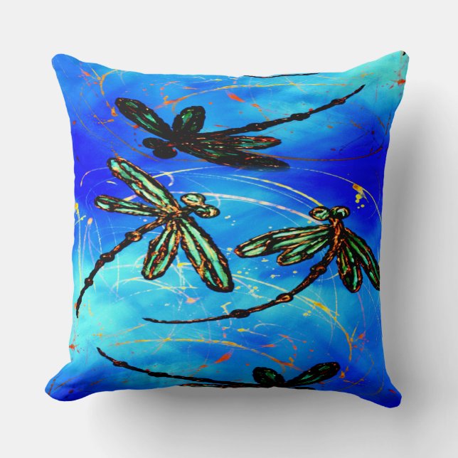 Coussin Flit Flit Electric Blue (Recto)