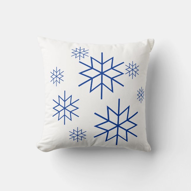 Coussin - Flocon de neige (Recto)