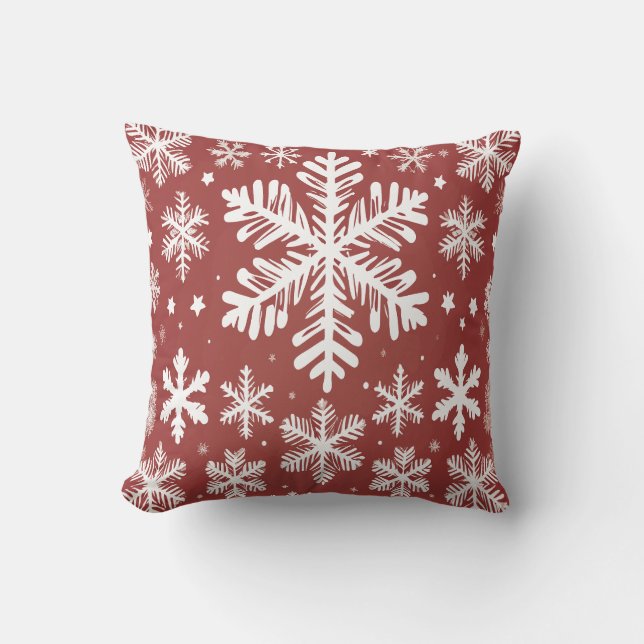 Coussin Flocon de neige (Recto)