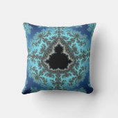 Coussin Flocon de neige de Mandelbrot - conception de (Verso)