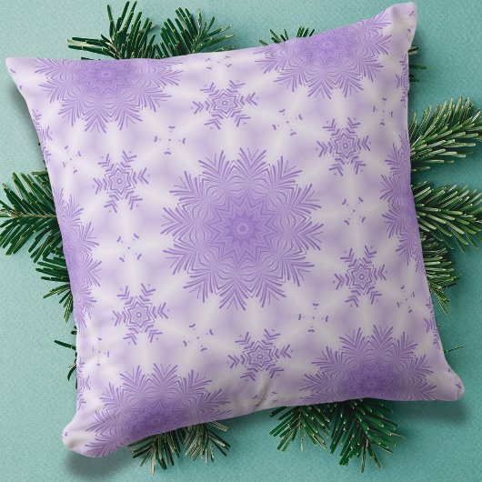 Coussin Flocon de neige Dreamender Lavender