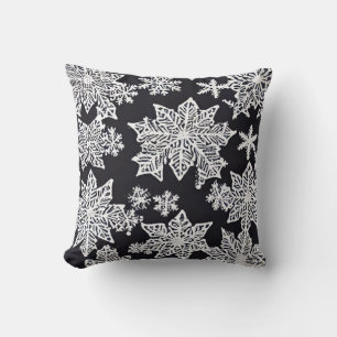 Coussin Flocon de neige Noël Fête de l'Oreiller
