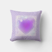 Coussin Flocon de neige pourpre (Recto)