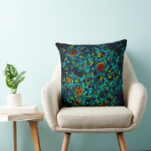 Coussin Flor virtuel em azul gradiente, estilhaçada (Chaise)