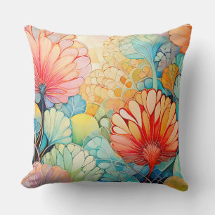 Coussin Flora 5 Floral Pastel Jeu d'oreiller