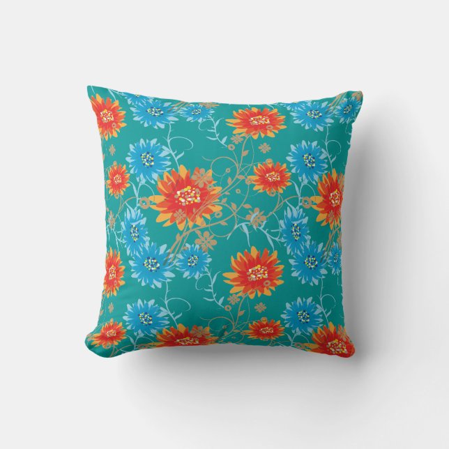 Coussin Flora motifs (Recto)