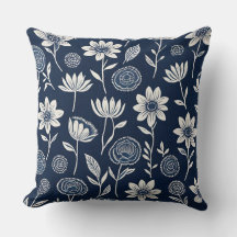 floraison de saumons blancs et bleus - style impri