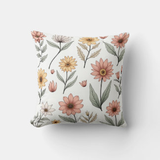 coussin floral