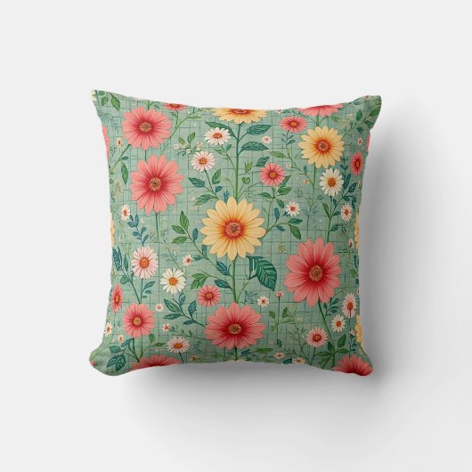coussin floral (Recto)
