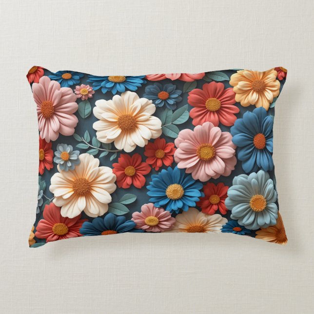 coussin floral (Devant)