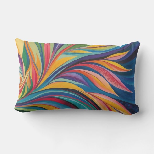 Coussin floral Abstrait (Verso)