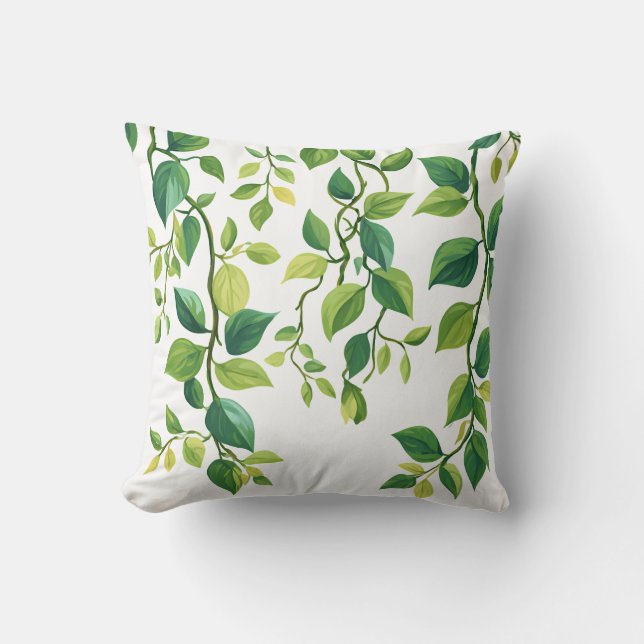 Coussin Floral Bloom Throw Pillow (Recto)