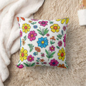 coussin floral coloré (Couverture)
